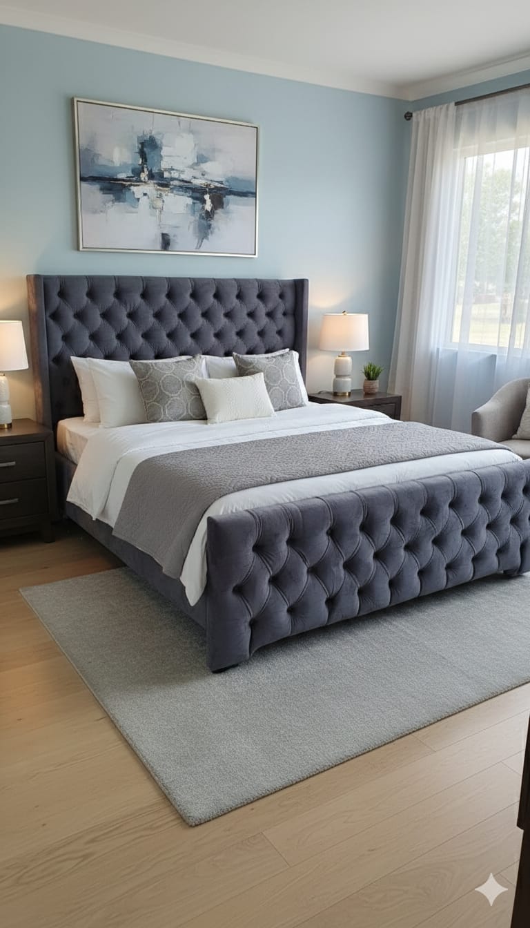 Queen Size Dorel Living Braylon Twin Bed